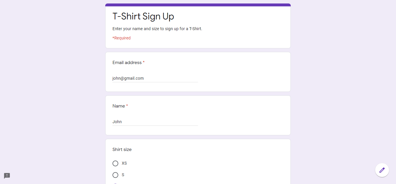 Google Forms: Online Form Creator