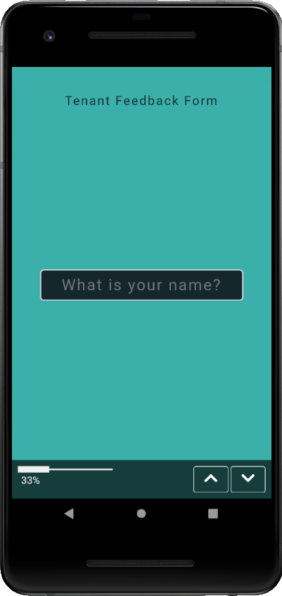 Mobile Offline Typeforms example